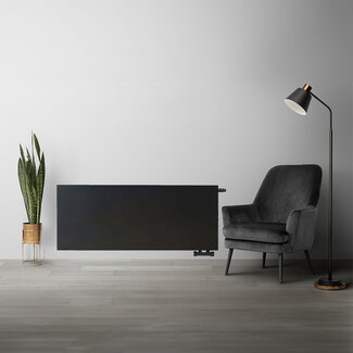 Copa H40 x B220 T11 - Paneelradiator C6 vlakke voorzijde Mat Zwart