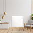 H60 x B60 T22 - Paneelradiator C8 vlakke voorzijde Wit