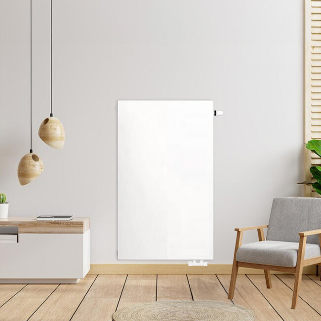 H90 x B40 T11 - Paneelradiator C6 vlakke voorzijde Wit