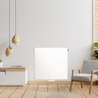 Copa H90 x B100 T22 - Paneelradiator C8 vlakke voorzijde Wit