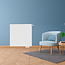 H90 x B80 T11 - Paneelradiator C6 gegroefde voorzijde Wit