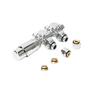 Isorad Thermostatisch Multi blok set - Chroom - 15/16mm
