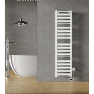 Elara Smart - elektrische handdoekradiator (1000 Watt) - Glans Wit - 181,7 x 45