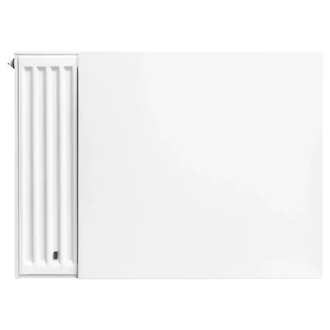 H30 x B200 cm FLAT radiator voorplaat - Wit (Ral 9016)