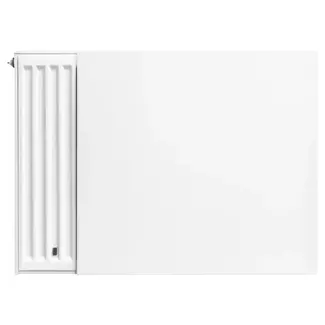 Magna H60 x B200 cm FLAT radiator voorplaat - Wit (Ral 9016)