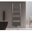 Handdoekradiator - Midden aansluiting - 120 x 60 - Gun metal Grijs
