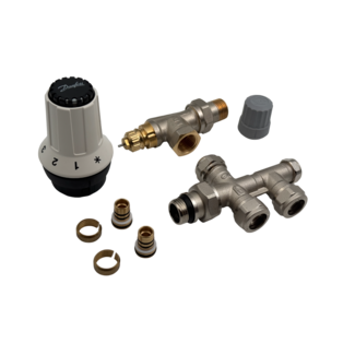 Isorad combi Danfoss thermo haaks verkeerd + GK onderblok 16mm
