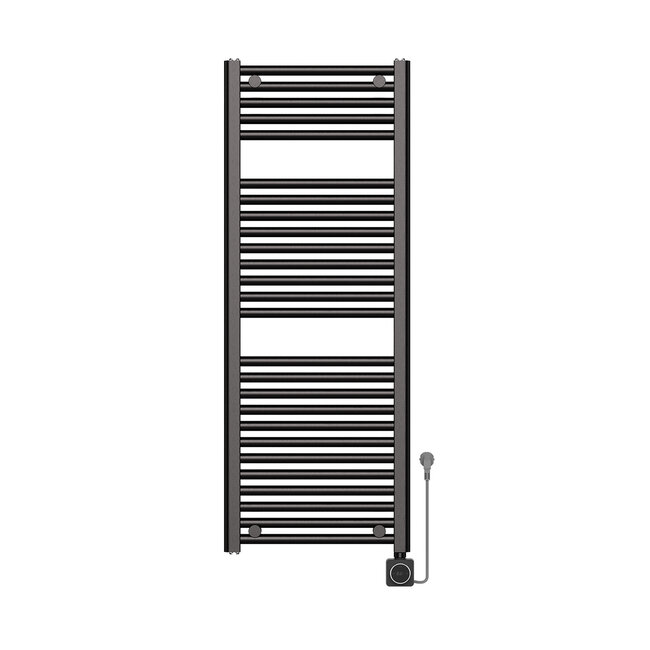 Smart WIFI elektrische handdoekradiator Gunmetal  (700 Watt) 118,5 x 45 cm