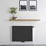 40x140 T22 - Paneelradiator C8 Geribbelde voorzijde Mat Zwart