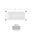 H60 x B200 T33 Paneelradiator - C4 Gegroefd voorzijde - Wit