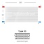H6 0x B180 T33 Paneelradiator - C4 Gegroefd voorzijde - Wit