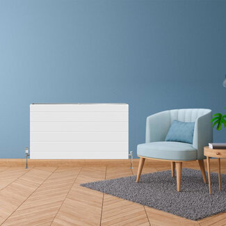 Copa 60x120 T33 Paneelradiator - C4 Gegroefd voorzijde - Wit
