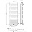 Handdoek Radiator - Midden Aansluiting - 160x60 - Wit
