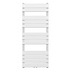 Handdoek radiator - Midden Aansluiting - 120x50 - Wit