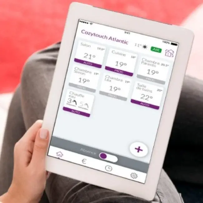 Atlantic H56 x B119 elektrische radiator 2000 Watt - Wit