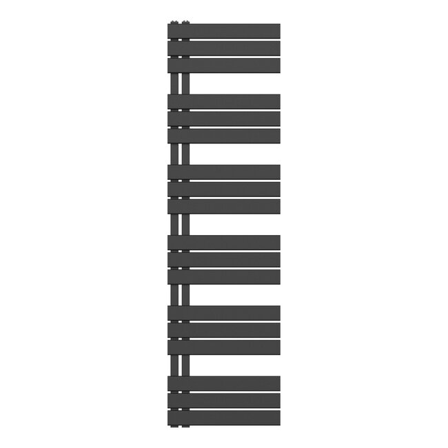 H180 x B50 cm - Handdoekradiator 890W Mat Zwart