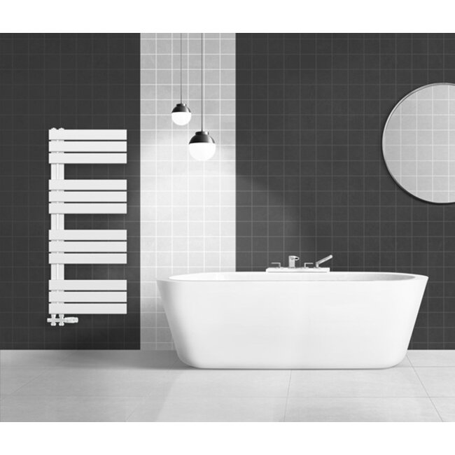 H160 x B60 cm - Handdoekradiator 864W Wit
