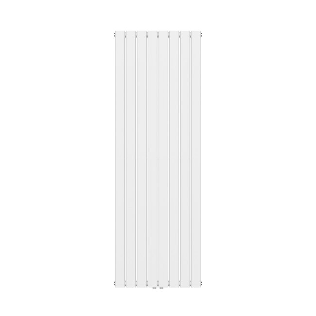 Verticale designradiator - H180 x B60 cm - middenaansluiting wit - 2164 Watt