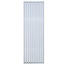 OVAL Verticale designradiator - H180 x B59 cm - midden-aansluiting wit - 2050 Watt
