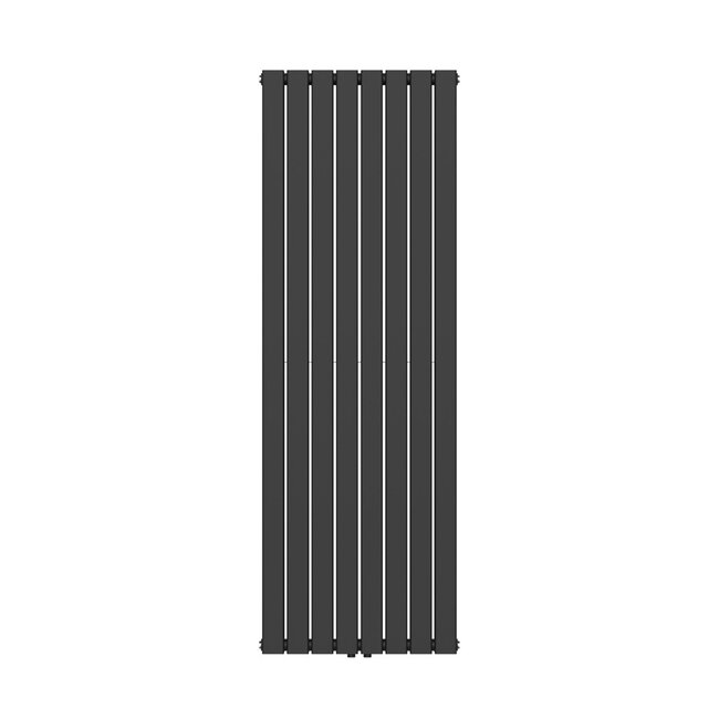 Verticale designradiator - H180 x B60 cm - middenaansluiting Zwart - 2164 Watt