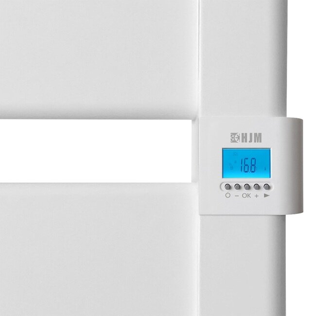 Vera - aluminium badkamerradiator H70 x B50 cm 500 Watt Wit