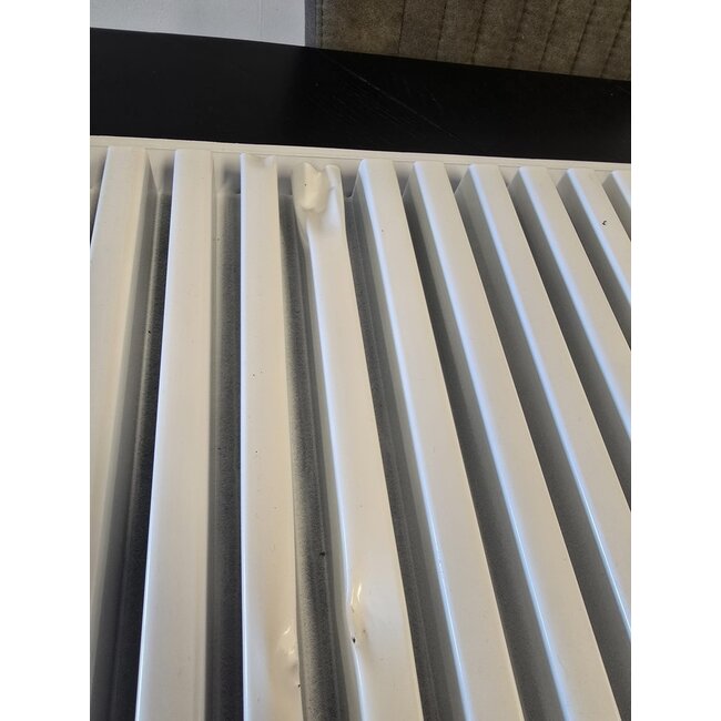 H90 x B80 T11 - Paneelradiator C4 geribbelde voorzijde Wit