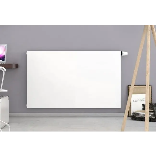 H40 x B260 T33 - Paneelradiator C4 vlakke voorzijde Wit