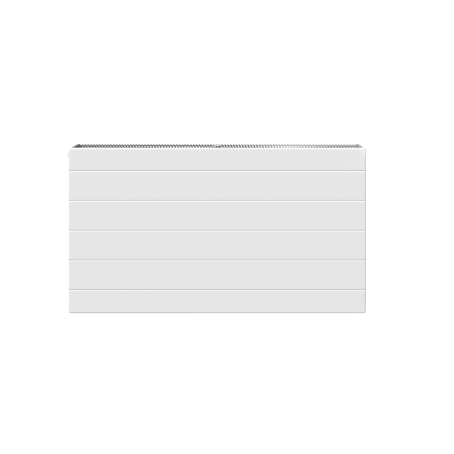 H40 x B140 T33 - Paneelradiator C4 gegroefde voorzijde Wit