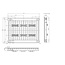 H60 x B60 T11 - Paneelradiator C6 geribbelde voorzijde Wit