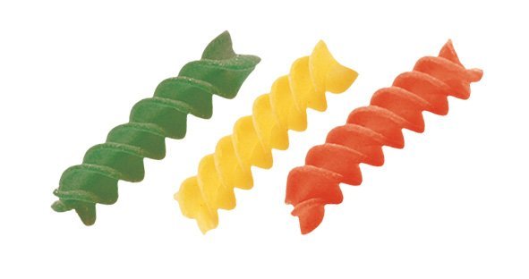 Fusilli tricolore