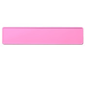 Roze kentekenplaat met naam
