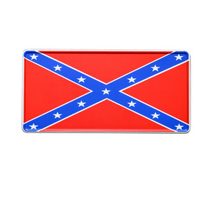 'Confederate flag' Kentekenplaat met naam