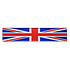 Great Britain flag kentekenplaat met naam