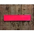 Fluor roze kentekenplaat met naam