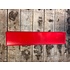 Rood reflectie kentekenplaat met naam