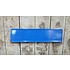 Midi Kentekenplaat blauw 34x9 met naam