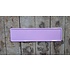 Midi Kentekenplaat lila 34x9 met naam