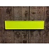 Fluor geel kentekenplaat met naam