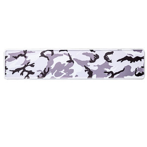 Winter camouflage kentekenplaat met naam