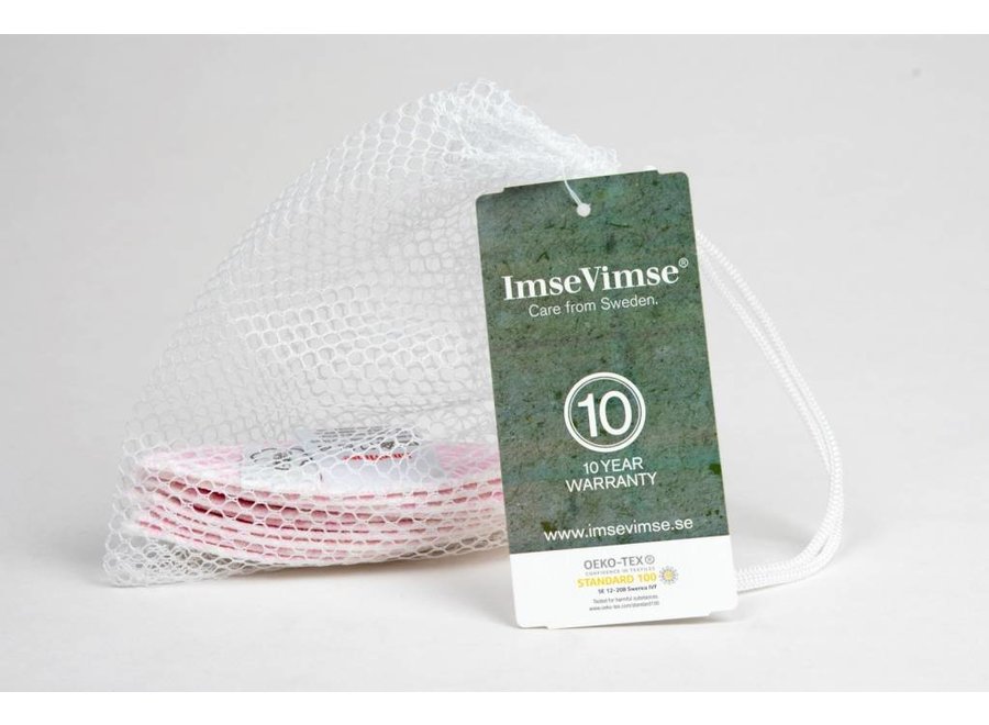 ImseVimse - Labia Pads - 10 Stück - Weiß - 100% biologisch - ideal für Menstruation