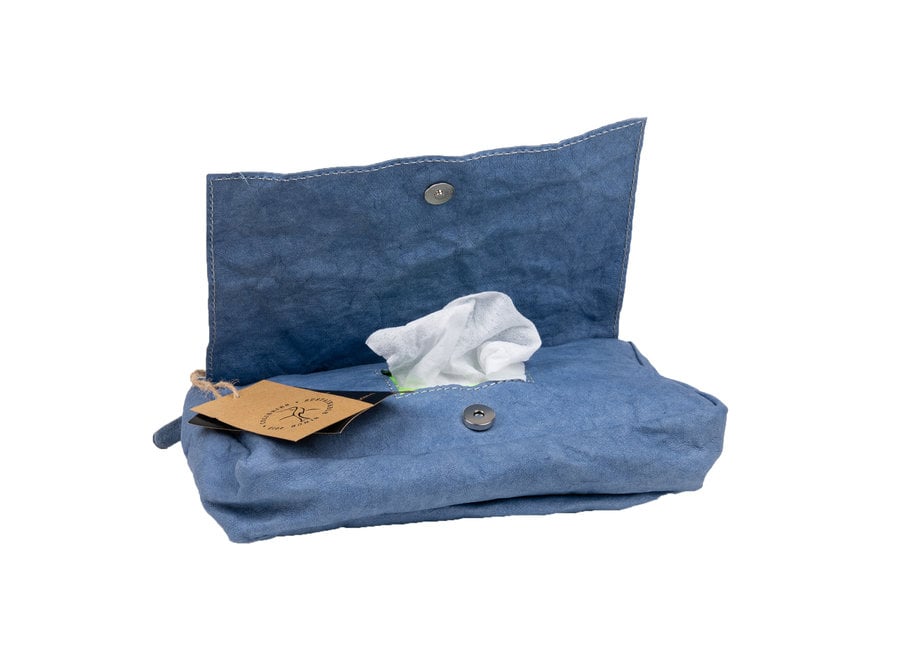 Colibries Birch Cover for Baby Wipes - Denim