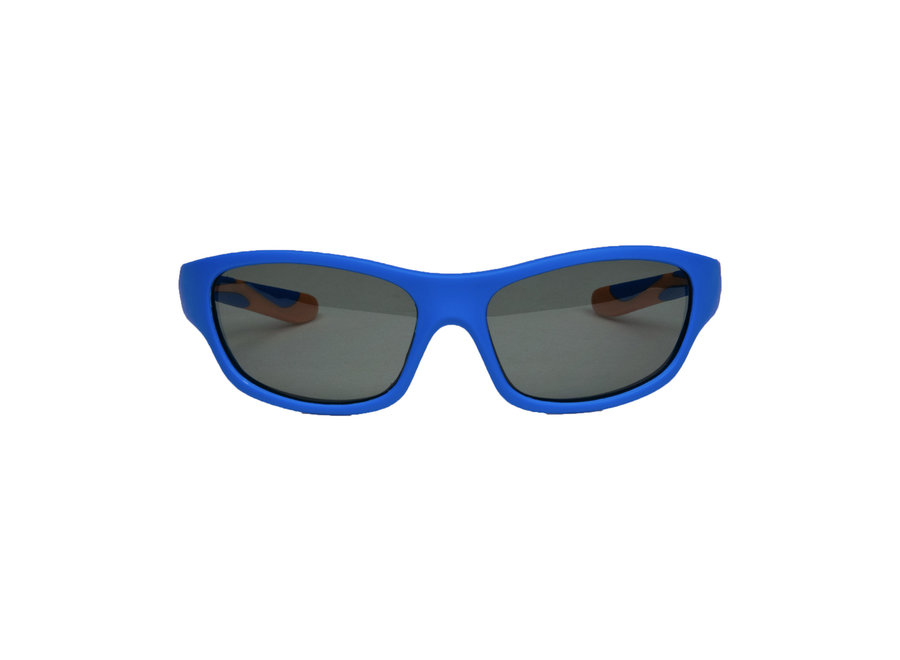 Children's sunglasses Kris 3-7 years - size M - blue orange