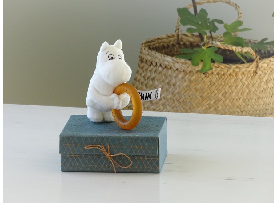 Moomin teether from natural rubber