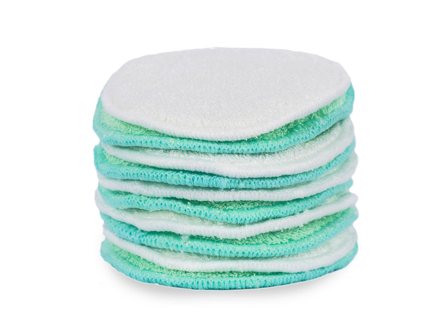 Pandoo cleaning pads washable - washable bamboo cotton pads - 10 pieces