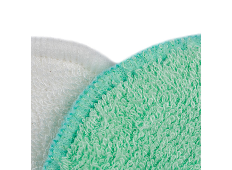 Pandoo cleaning pads washable - washable bamboo cotton pads - 10 pieces