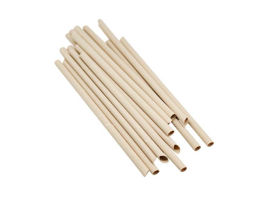 Pandoo disposable straws bamboo - 50 pieces