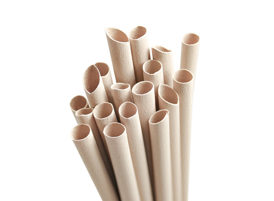 Pandoo disposable straws bamboo - 50 pieces