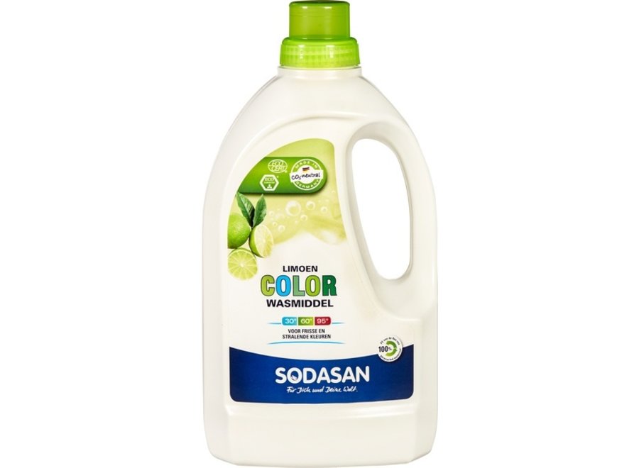 Lessive liquide couleur citron vert 1,5 litre