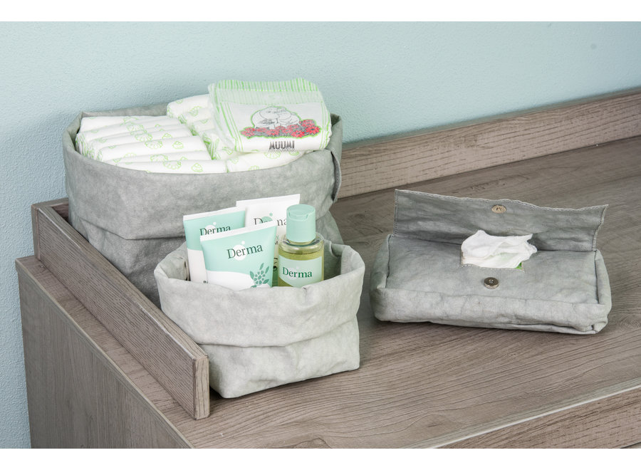 Colibries Birch Cover for Baby Wipes - Denim