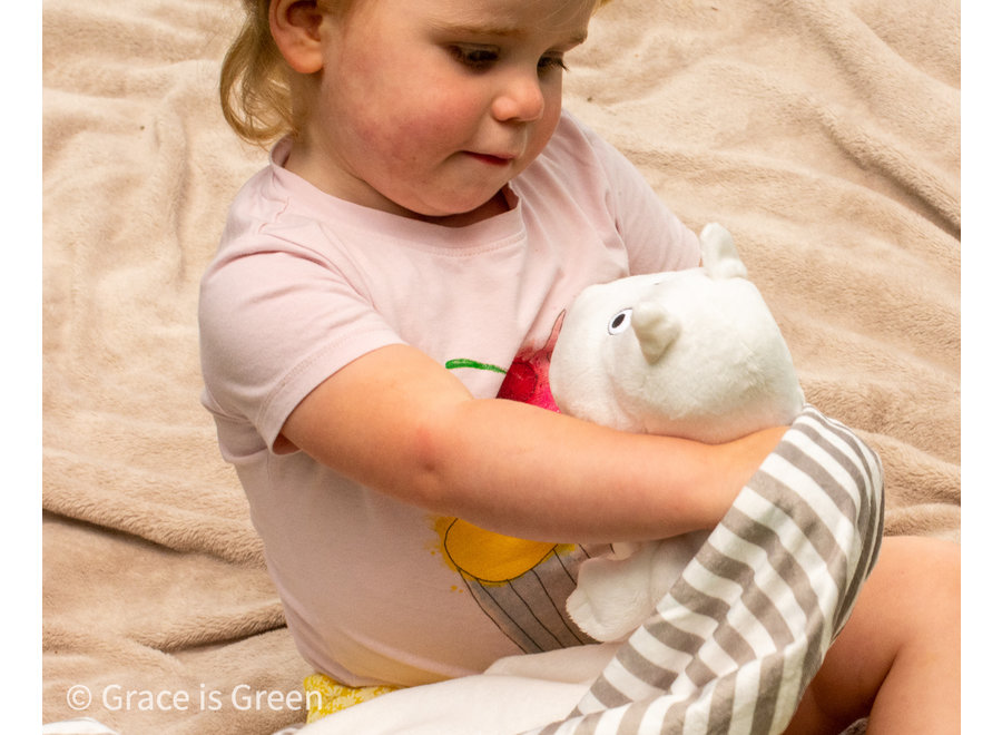 Rätt Start - Moomin Kuscheldecke - Groß - Grau - Weich und Spielspaß - Praktisches L usability